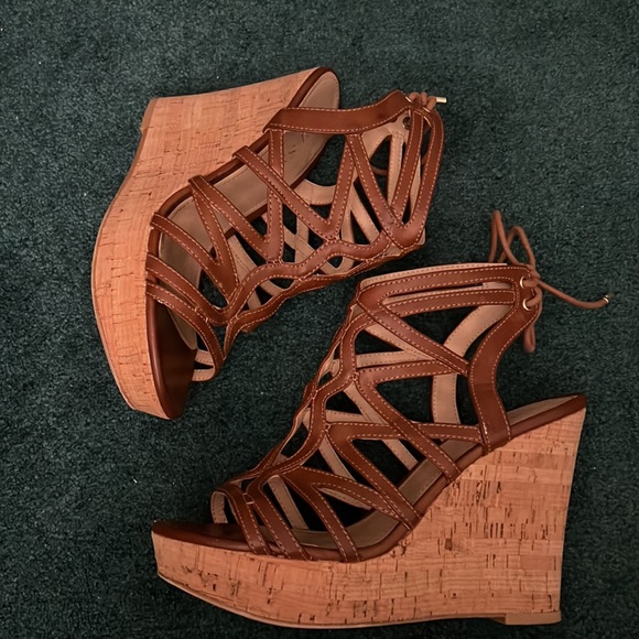 Guess Shoes - Guess Brown Wedges